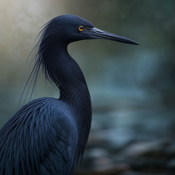 Finbird maskotu — Kara Balıkçıl